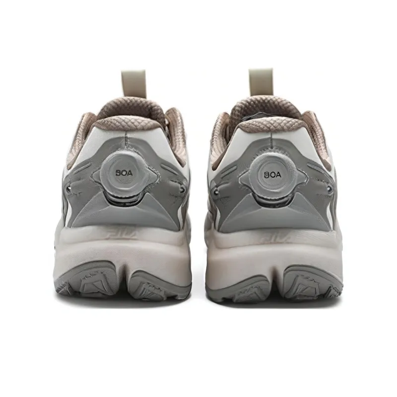 FILA BOA WOLF Slip Resistant Low Top Casual Running Shoes Men's Beige Brown Gray-2