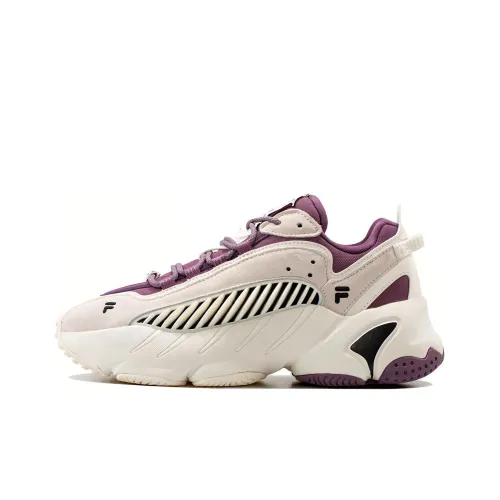 FILA FUSION Ade Casual Shoes Women's Low-Top White/Purple