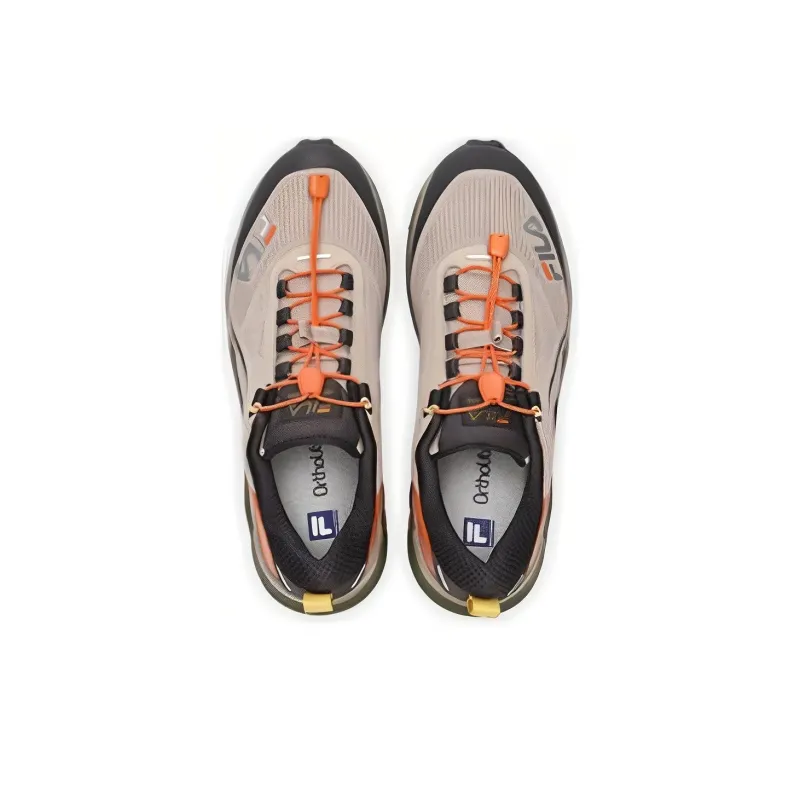 FILA 3A Lynx I+ Gold Terrain Trail Running Shoes 'Beige Green Orange'-3