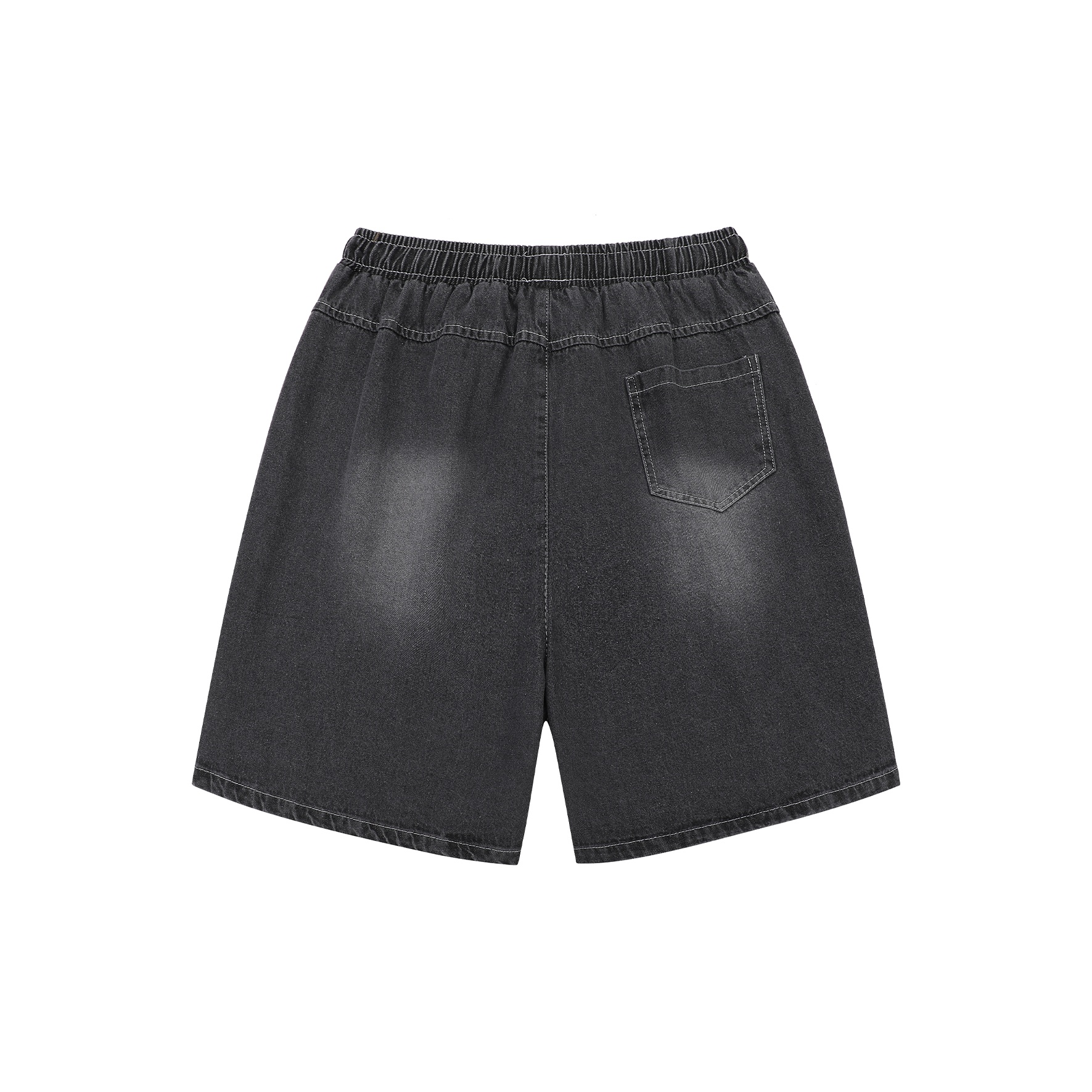 ★ODOR★ Caston raw shorts P0000FWE S.view Denim Shorts Unisex Black L - POIZON