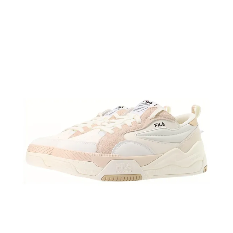 FILA CANESTRO Cushioning Anti-Slip And Wear-Resistant Low-Top Vintage Basketball Shoes Women's White-2