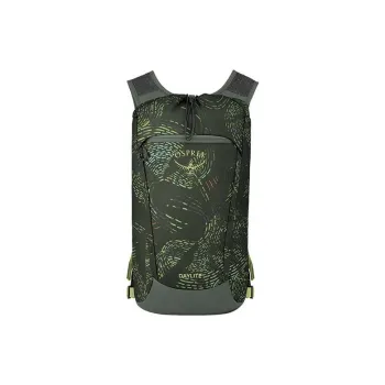 OSPREY Recycled Polyester Outdoor Mountaineering Bag Backpack Regular Unisex Dark Green Print