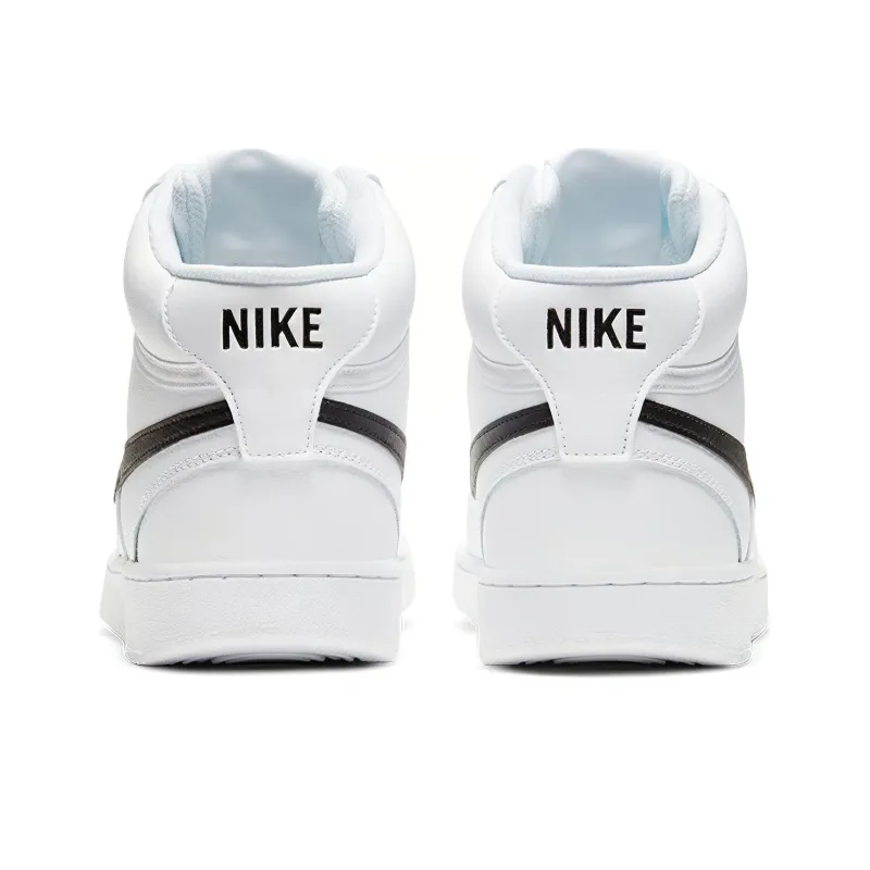 Nike Court Vision Mid White Black-4