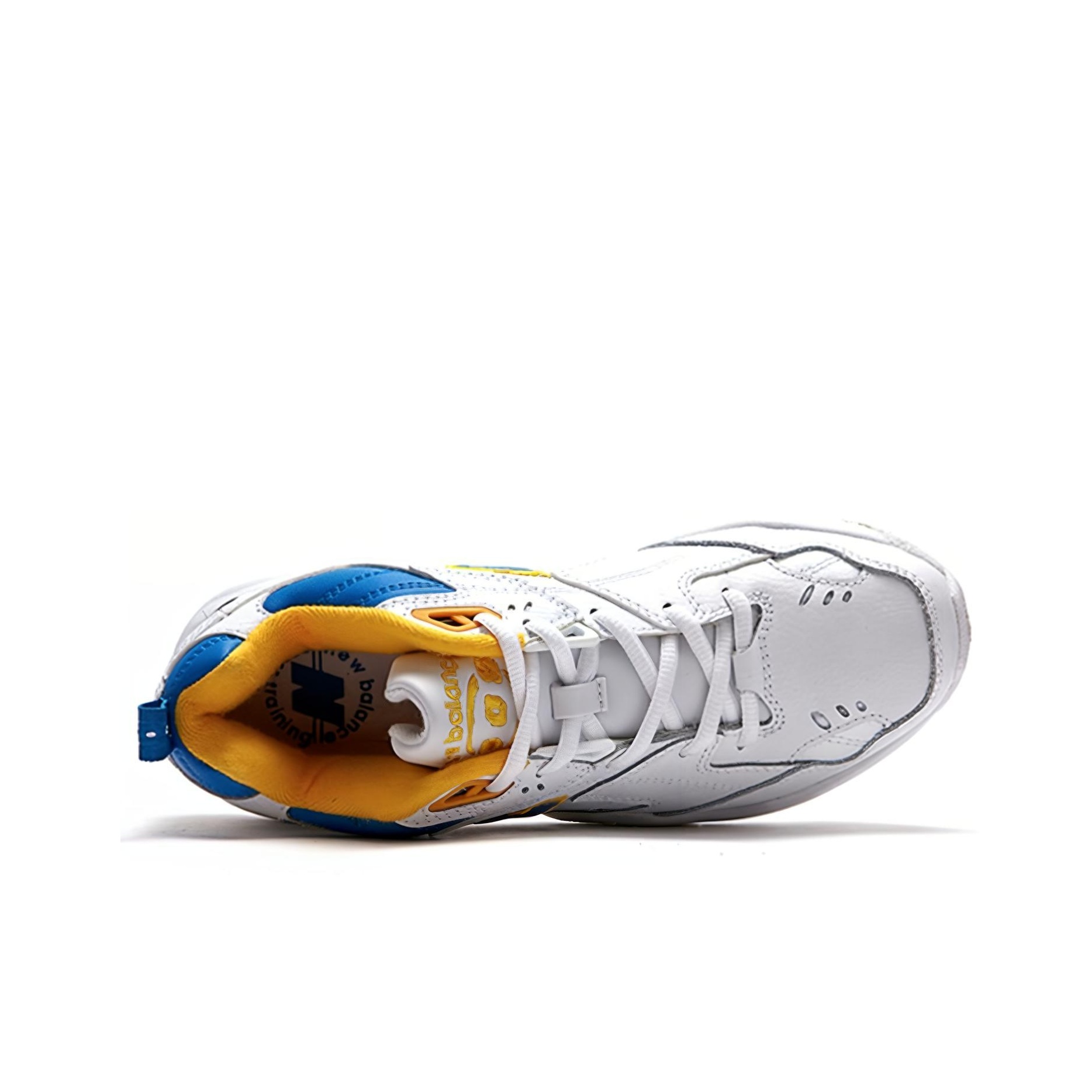 New Balance NB 608 Training Shoes Women s Low Top White Blue Yellow