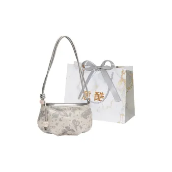 Cool PU Tote Bag Shopping Bag Crossbody Bag Shoulder Bag Regular Women's Silver/Ecru/Pink