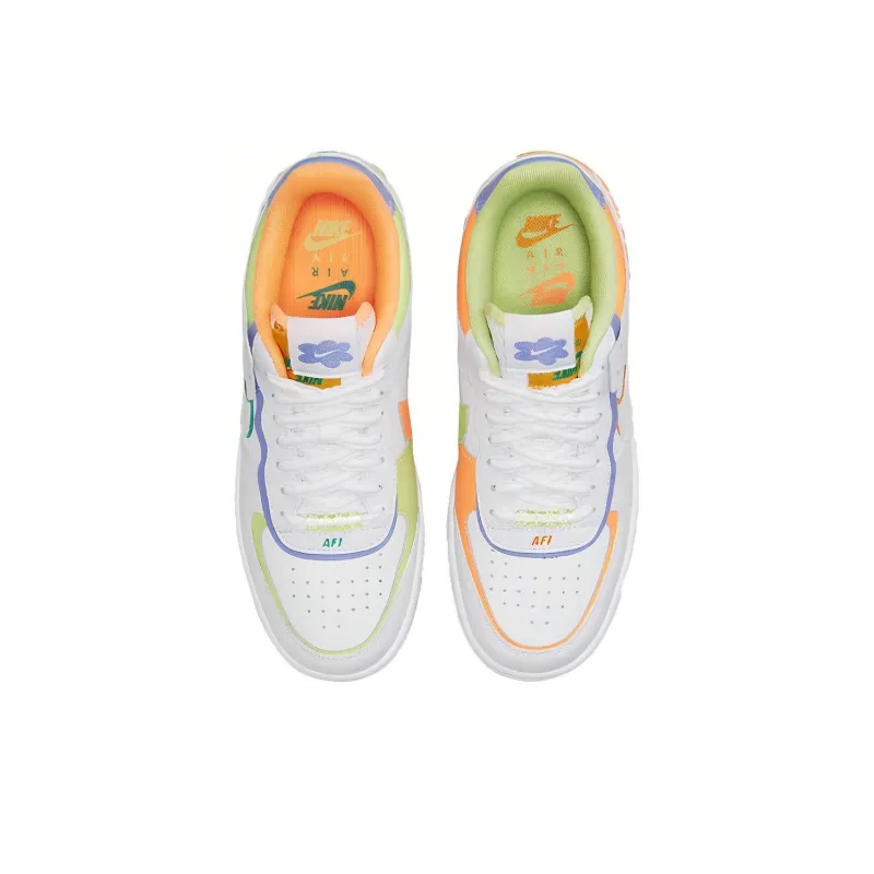 Nike Air Force 1 Low Shadow White Peach Cream Lime Women's-3