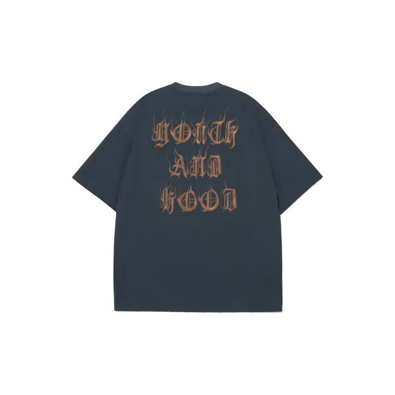 Guuka Short Sleeved T Shirts Men's Dark Gray-1
