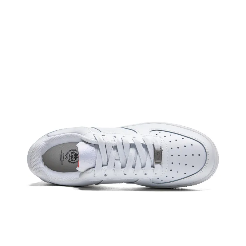 Kappa Back to Back Breathable Low Top Skateboard Shoes Unisex Heron Feather White-3