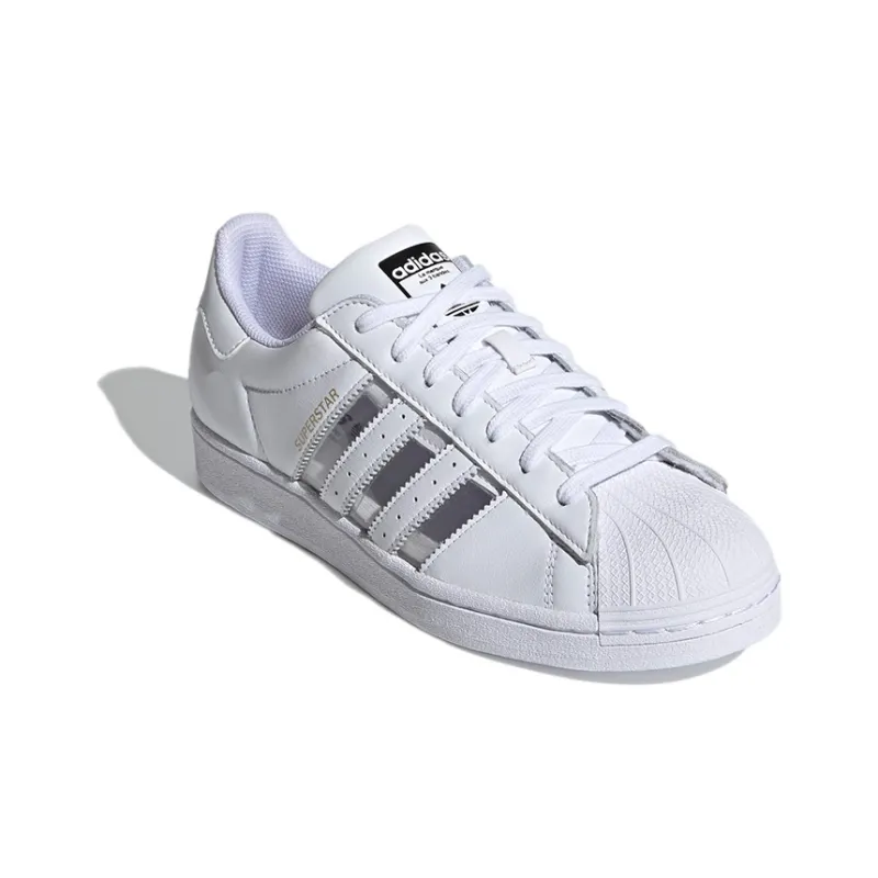 Adidas Superstar White Transparent Stripes-2