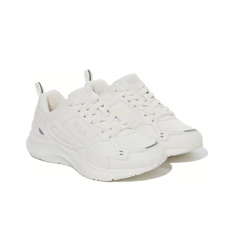 FILA Abrasion Resistant, Breathable, Lightweight Low Top Running Shoes Unisex White-2