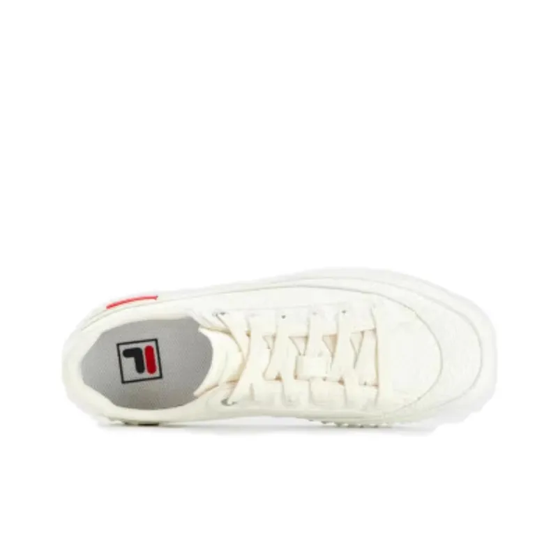 FILA Gear Anti Slip Wear Resistant Low Top Skateboard Shoes Women's White-2