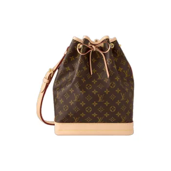 LOUIS VUITTON Canvas Bucket Bags Shoulder Bag Crossbody Bag Women's Brown