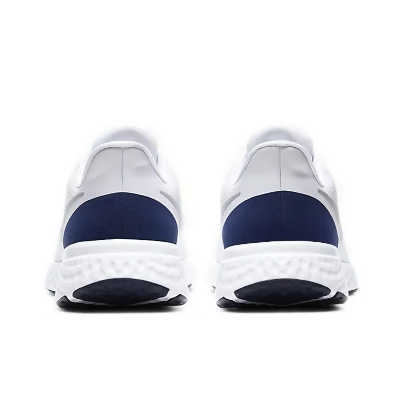 Nike Revolution 5 White Midnight Navy-4
