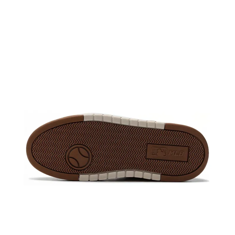 MLB Chunky Liner Slip Resistant Cushioning Low Top Skateboard Shoes Unisex Dark Brown-4