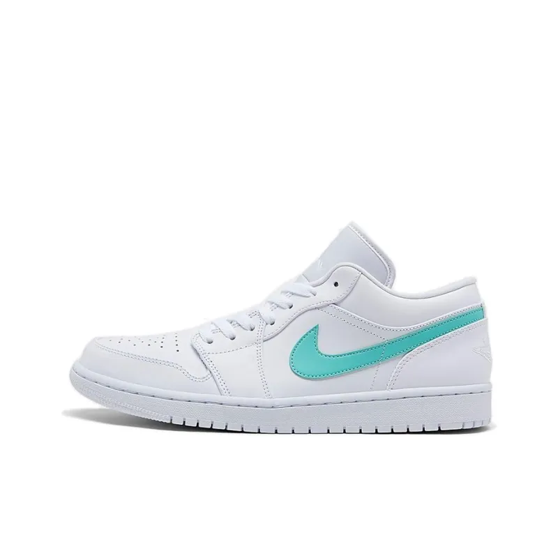 Jordan 1 Low White Multi Color Swoosh-1