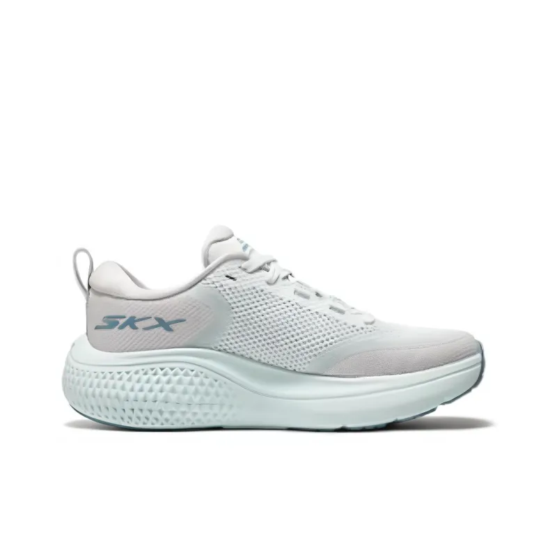Skechers Cushioning, Wear Resistant Low Top Running Shoes Women's Gray Blue-1