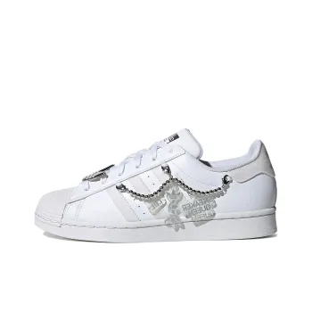 Adidas Originals Superstar For White/Silver/Grey Women's
