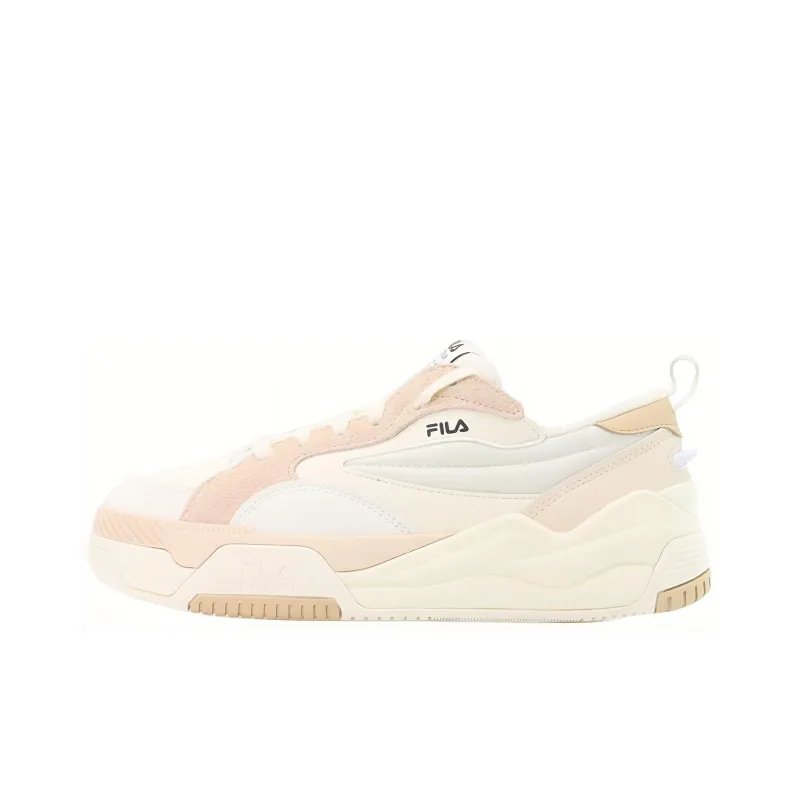 FILA CANESTRO Cushioning Anti-Slip And Wear-Resistant Low-Top Vintage Basketball Shoes Women's White-0