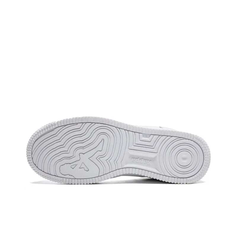 Kappa Back to Back Breathable Low Top Skateboard Shoes Unisex Heron Feather White-5