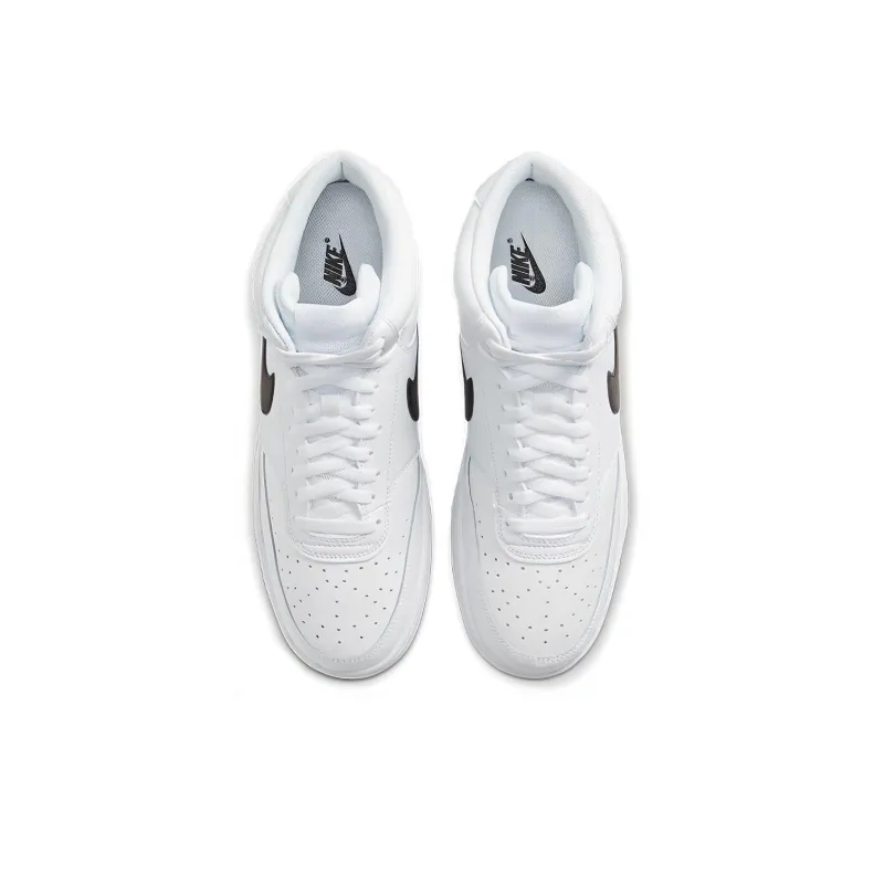 Nike Court Vision Mid White Black-3