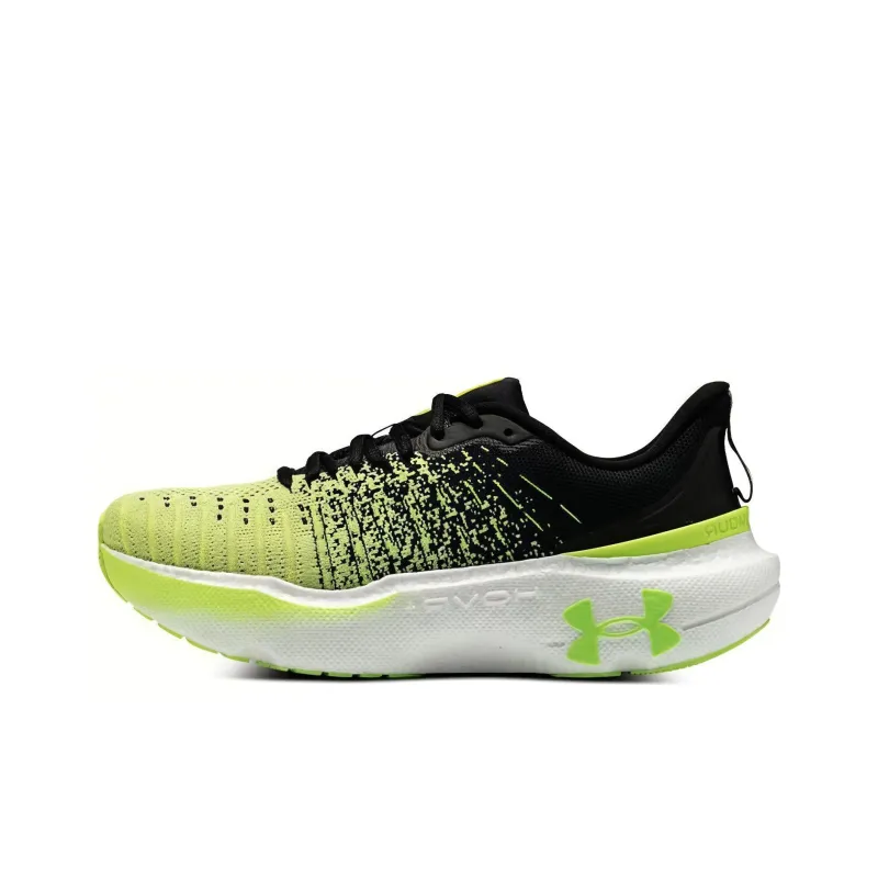 Under Armour Infinite Elite Low-Top Casual Running Shoes Men's Black Yellow-0