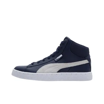 PUMA 1948 Mid L Non-slip Lightweight Mid-Top Skateboard Shoes Unisex Blue White