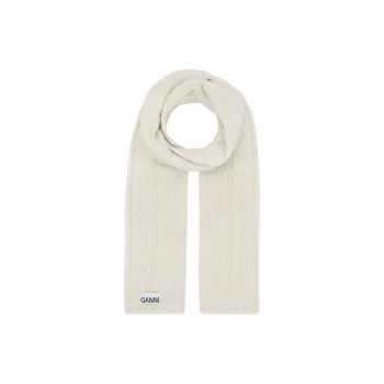 GANNI Knit Scarves Women's Beige