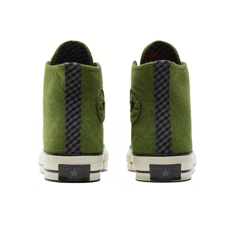 Converse Chuck 70 High Flannel 'Green'-4