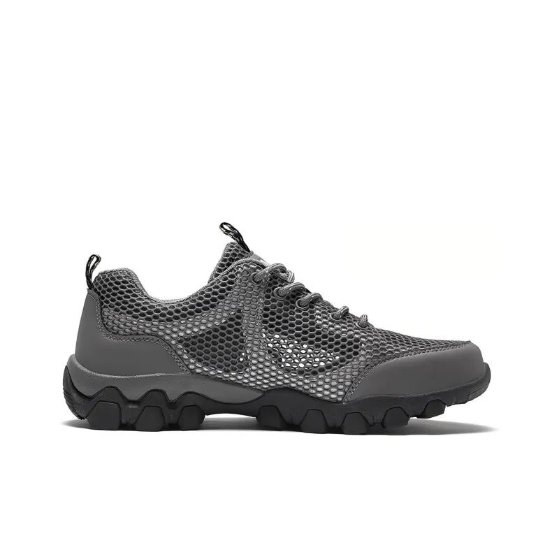 Jeep Slip Resistant, Abrasion Resistant, Breathable, Lightweight Low Top Running Shoes Men's Gray-1