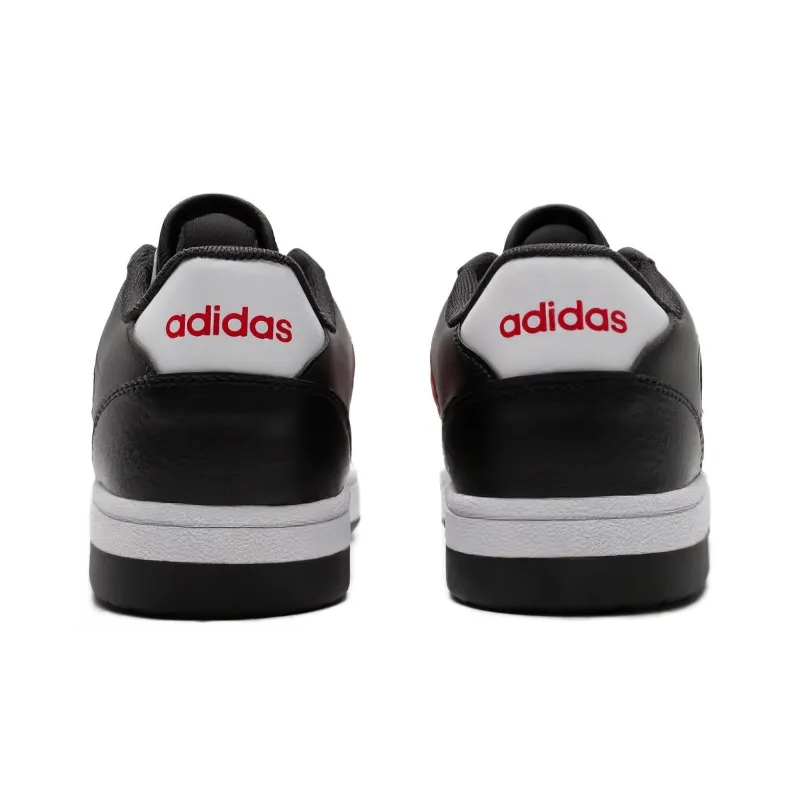 Adidas TURNAROUND LOW Anti Slip Wear Resistant Low Top Basketball Shoes Unisex Black White-4