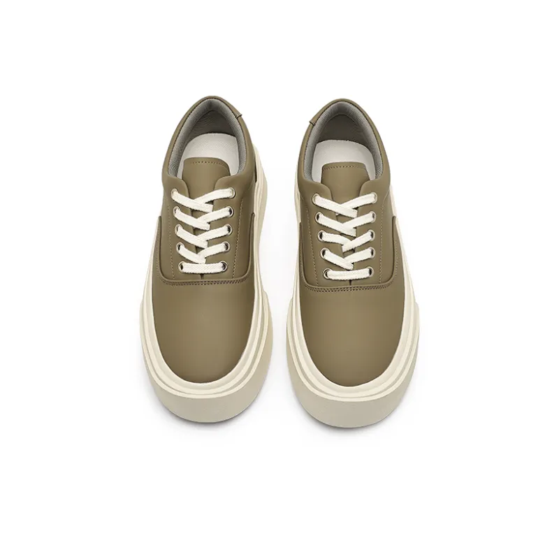 Angelmi Casual Shoes Men's Army Green-2