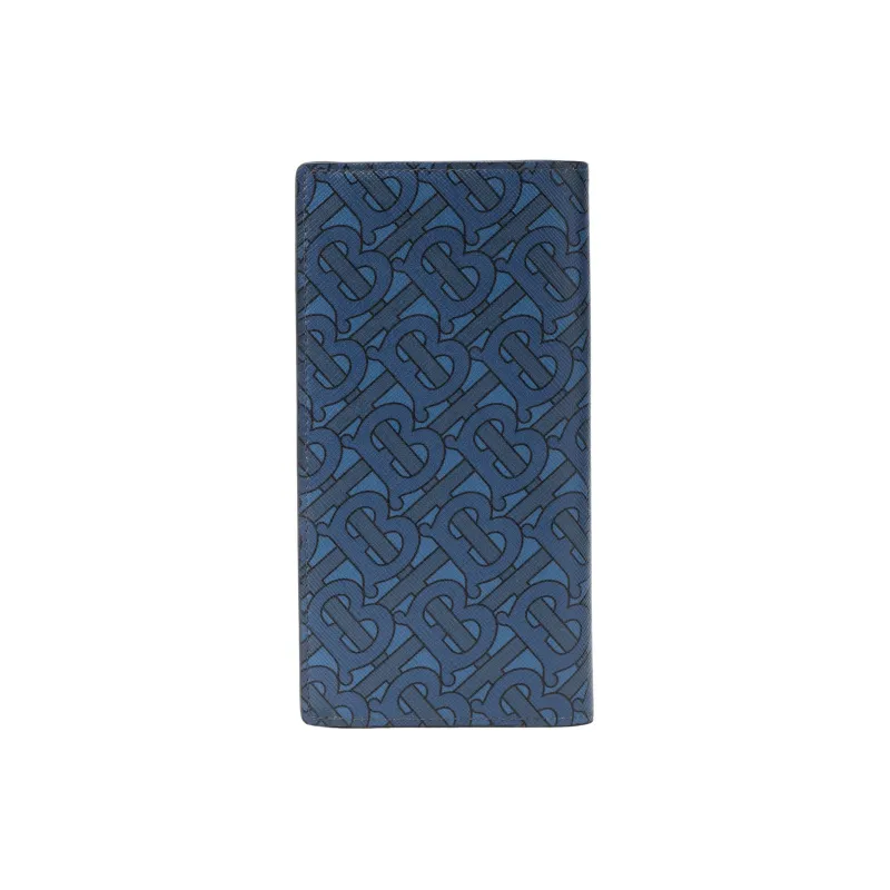 Burberry Tb Monogram Continental Wallet Navy-4