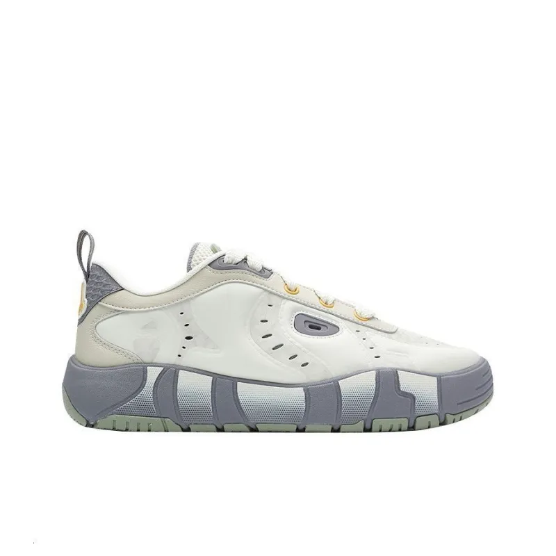 FILA MELT Anti Slip And Wear Resistant Lightweight Balance Low Top Casual Shoes Men's Gray-1