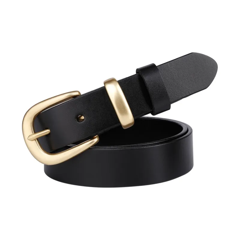 Jaylen Oos Pure Copper Pin Buckle Top Grain Cow Leather Leather Belts Women's-4