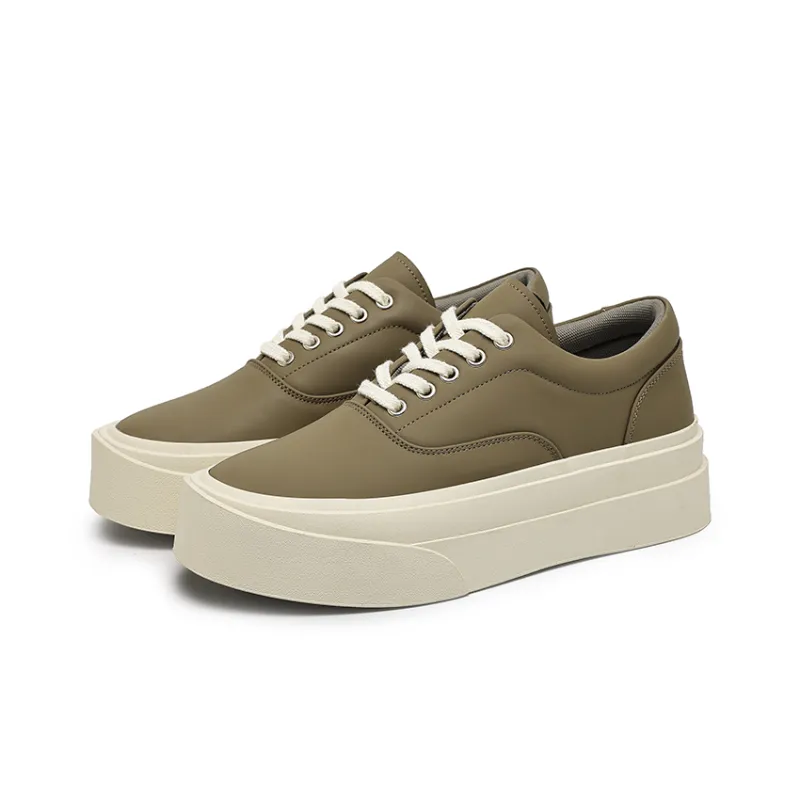 Angelmi Casual Shoes Men's Army Green-4