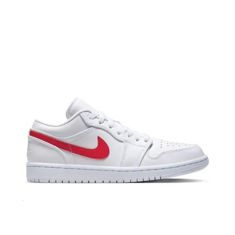 JORDAN 1 Low White University Red Women's-1