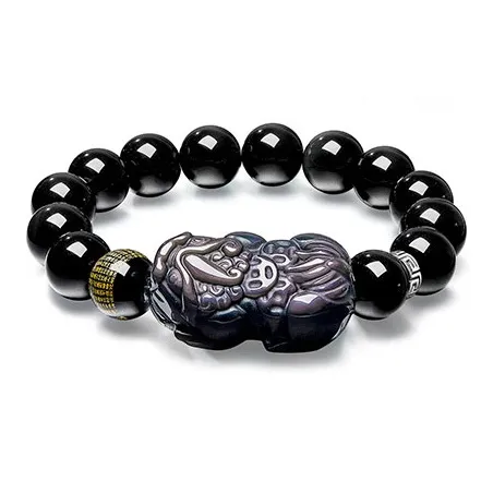 Asia Star Obsidian Bracelets Men's