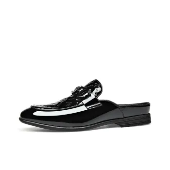 Romon Wrap toe Slippers Men's Black