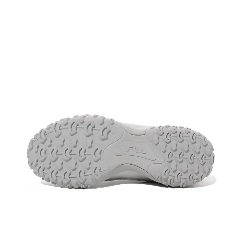 FILA Cushioning Wear Resistant Low Top Running Shoes Unisex Gray Blue-3