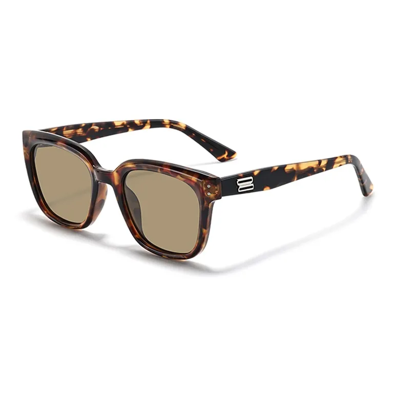 Sagawa Plate Frame Square Sunglasses Unisex-2