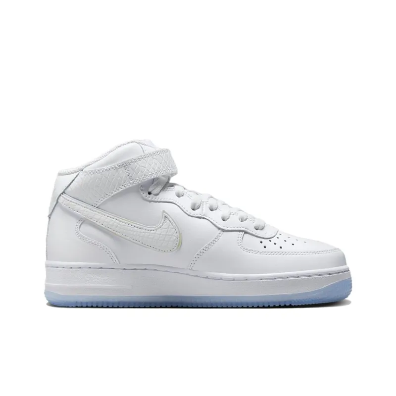 Nike Air Force 1 Mid White Snakeskin Ice Women's-1