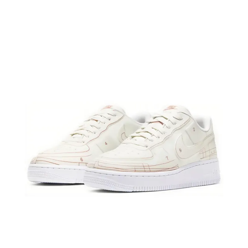 Nike Air Force 1 Low '07 Lx Blueprint Summit White Women's-2