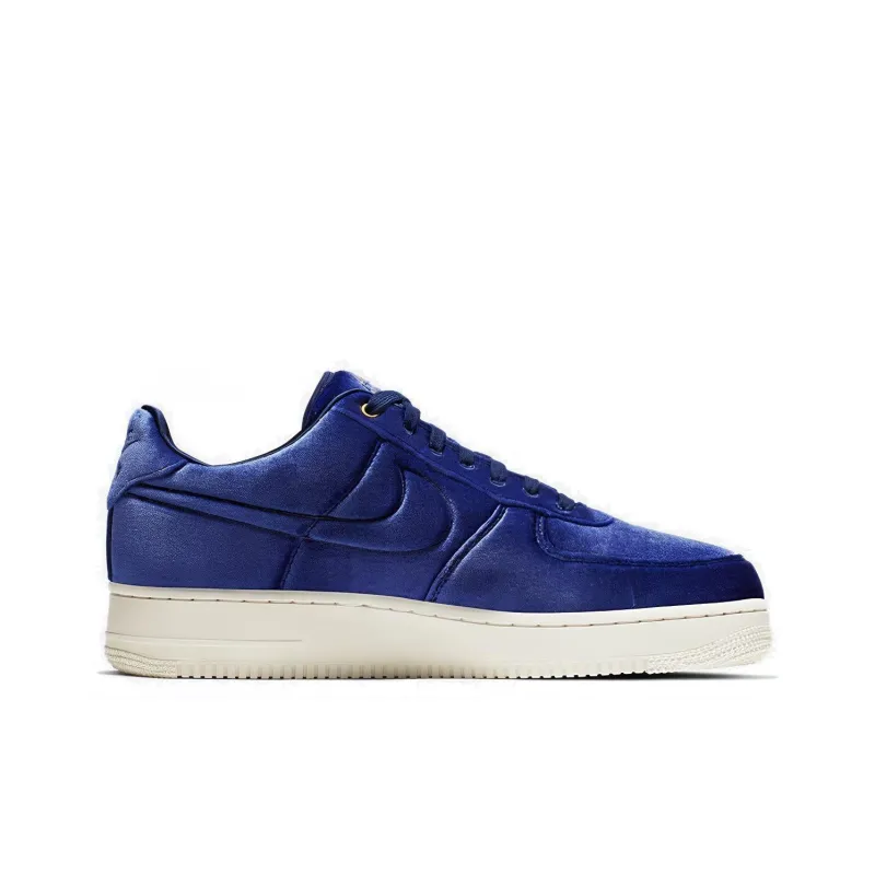 Nike Air Force 1 Low Premium 3 Velour Blue Void-1