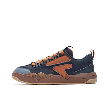 FILA FUSION Nollie Low Top Skateboard Shoes Men's Blue