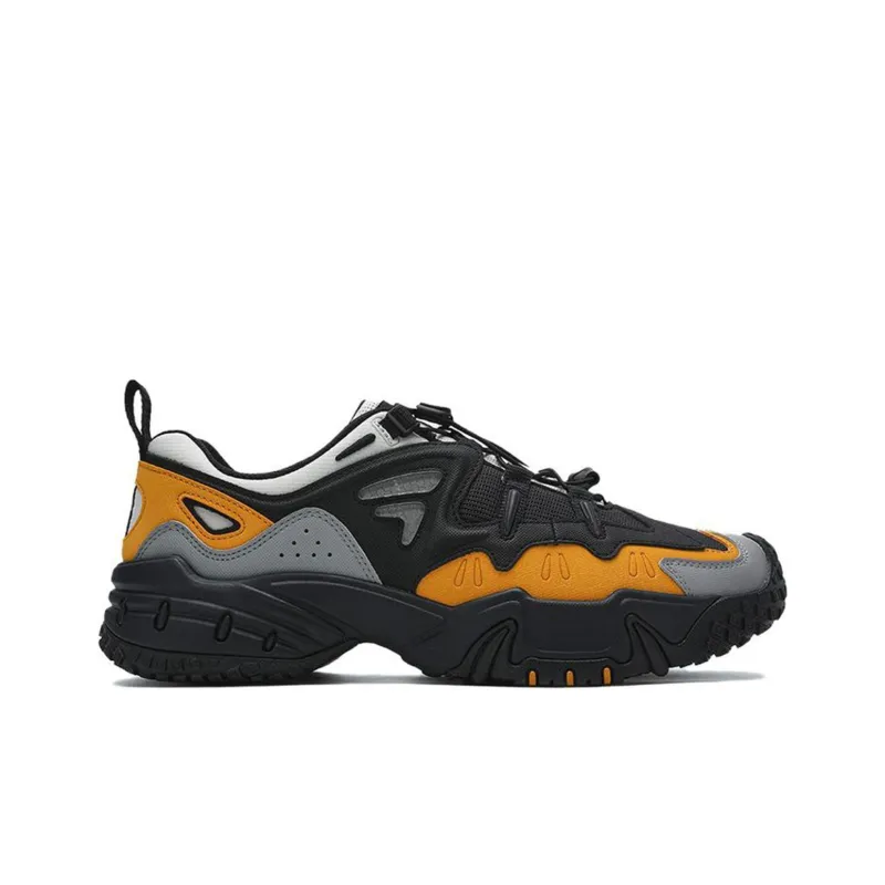 FILA FUSION KRIPTONITE Casual Shoes Men Low Top Black Yellow Gray-1