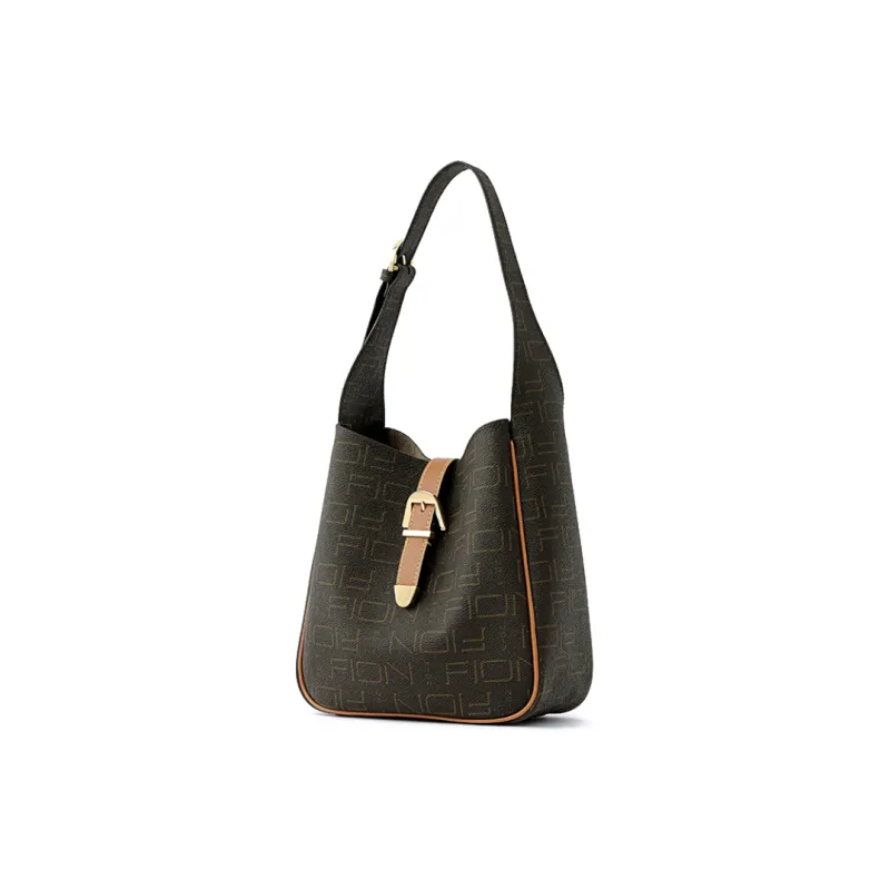 FION Shoulder Bags Coffee/Tea Brown-1