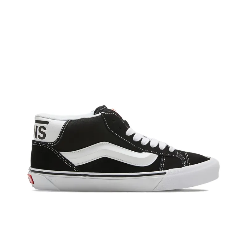 Vans Knu Mid Black True White-1