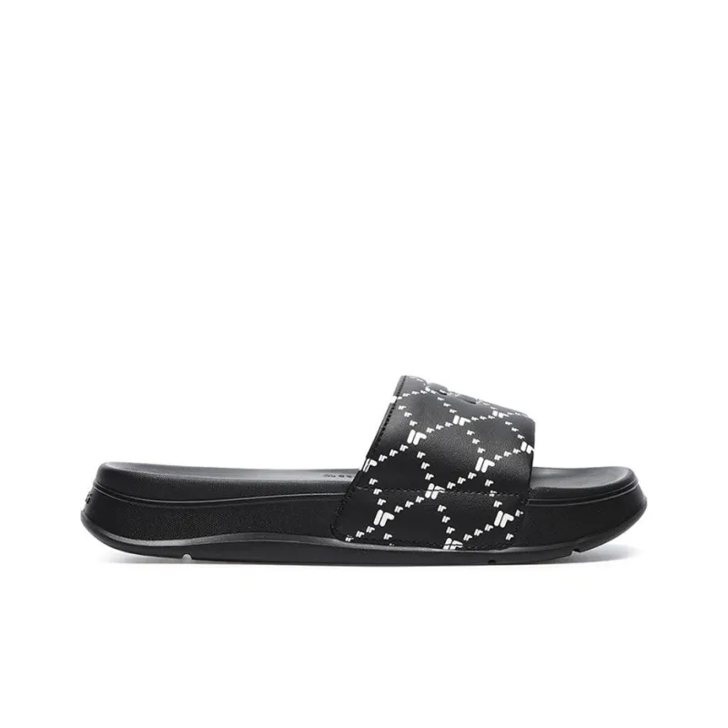 FILA FUSION Como Slippers 'Black White' Women's-1