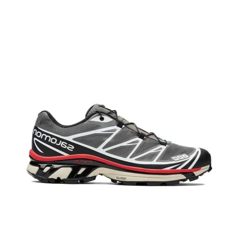SALOMON XT 6 'Pewter Black Aurora Red'-1