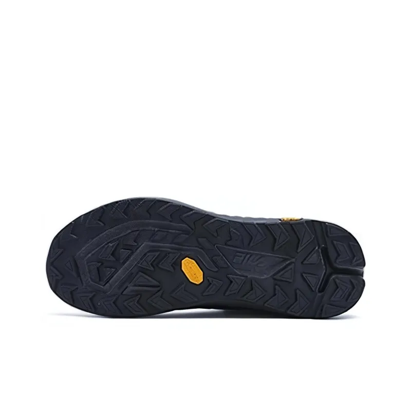 FILA BOA WOLF Cushioning Low Top Casual Running Shoes Men's Black-4